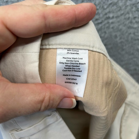 Talbots Cream Ankle Pants - Picture 5 of 11